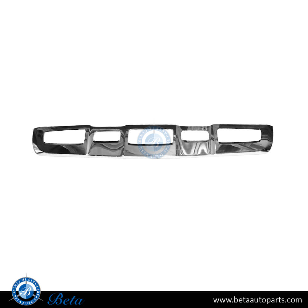 Front Bumper Lower Moulding with Off Road - Chrome (Center) for Mercedes GLC-Class 2016-2019 models, Part Number 2538851725 Front Bumper Lower Moulding with Off Road - Chrome (Center) for Mercedes GLC-Class 2016-2019 models, Part Number 2538851725